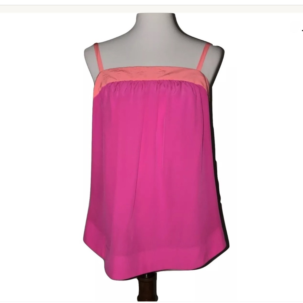 HD in Paris Anthropologie Tank cami Top Sz 10 Silk